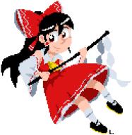 2014 animated artist:linaciari character:reimu_hakurei pixel_art series:touhou // Safe